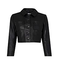Short Leather Jacket Womens