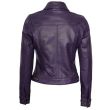 Purple Biker Jacket