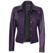 Purple Leather Jacket