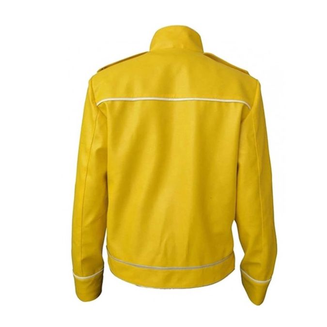 Freddie Mercury Leather Jacket Yellow